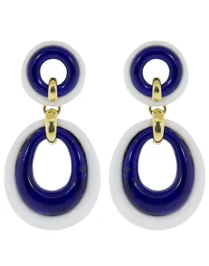 Lapis Lazuli Drop Earrings