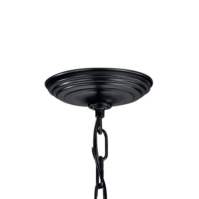 Larkin 24 in. 8 Lights Pendant Light Black Finish