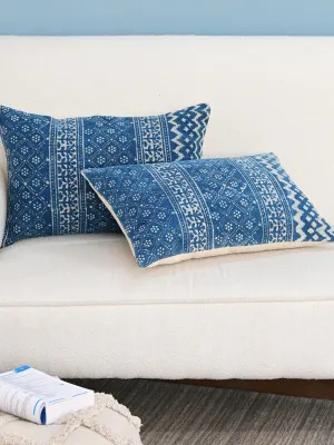 LAZULI-LUMBAR CUSHION COVER