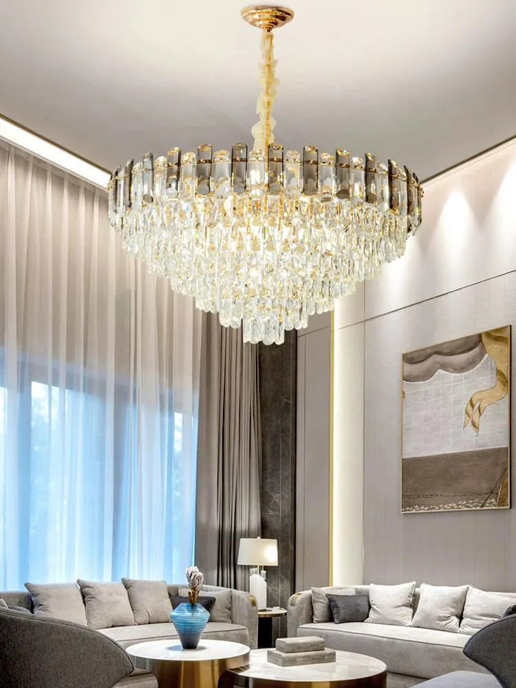 Light Luxury Crystal Chandelier for Living Room/Bedroom