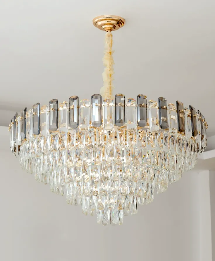 Light Luxury Crystal Chandelier for Living Room/Bedroom