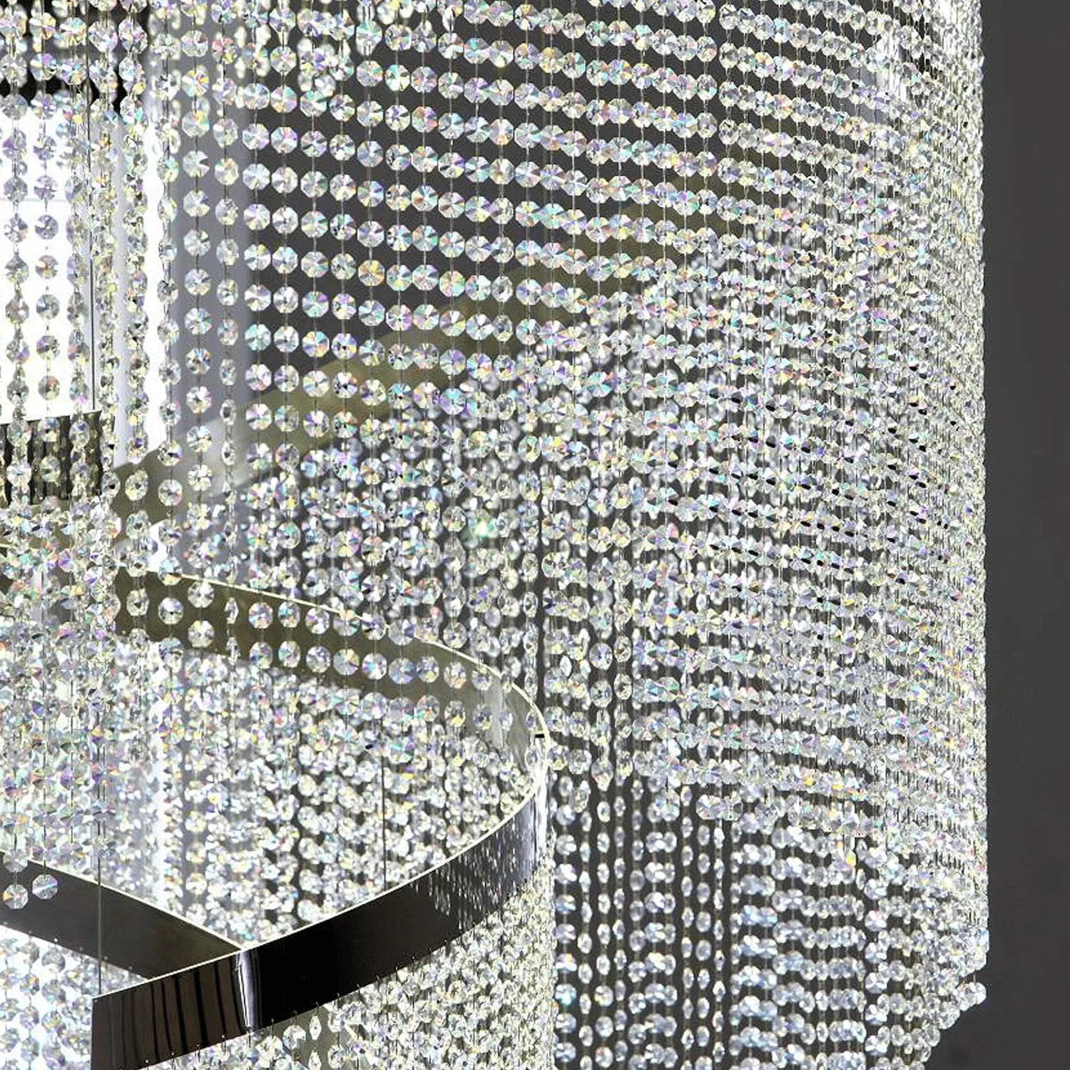 Luxuriosa Long Crystal Chandelier