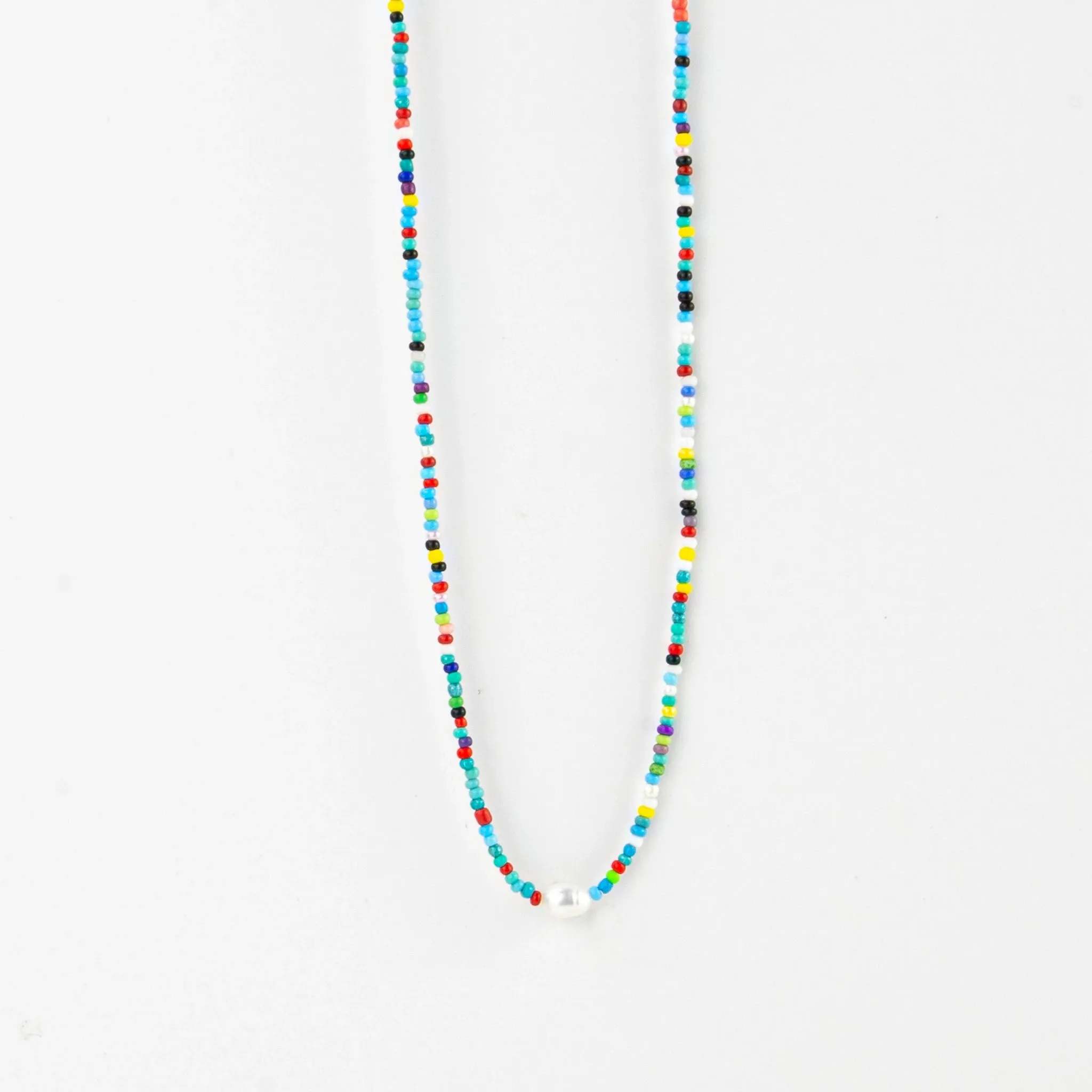 Matira Freshwater Pearl Beaded Necklace