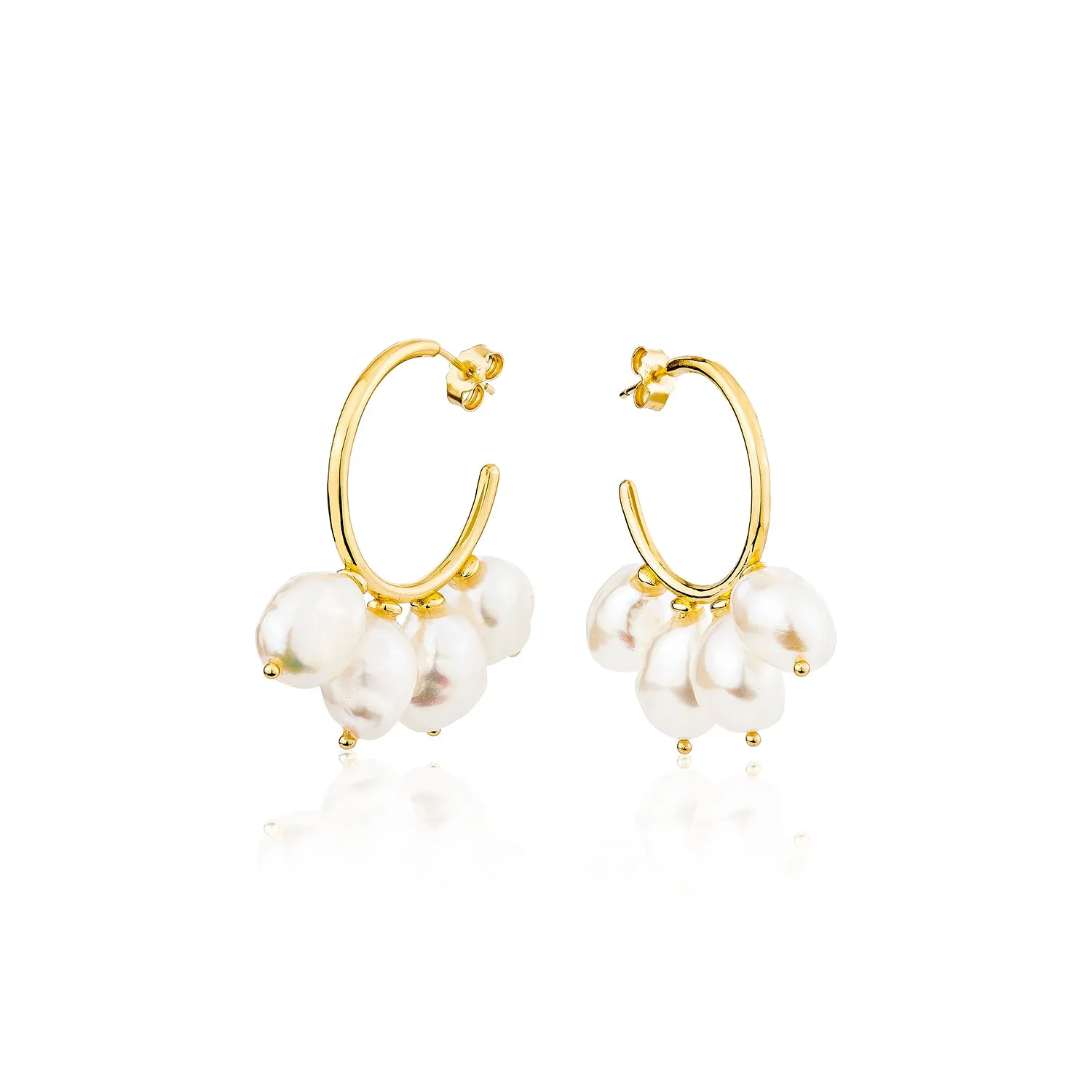 Meri Mini Hoop Earrings - Gold