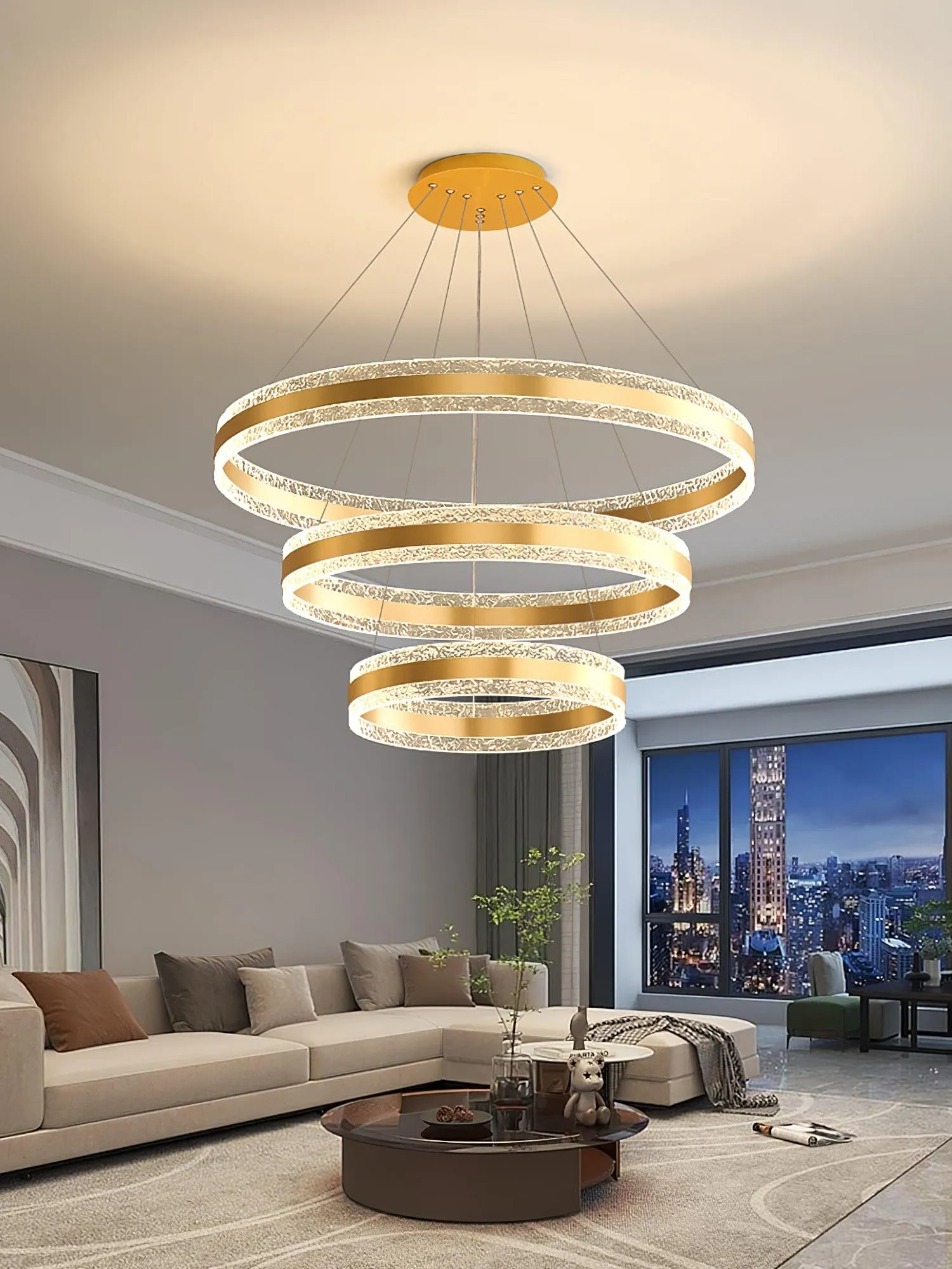 Modern Circle LED Chandelier