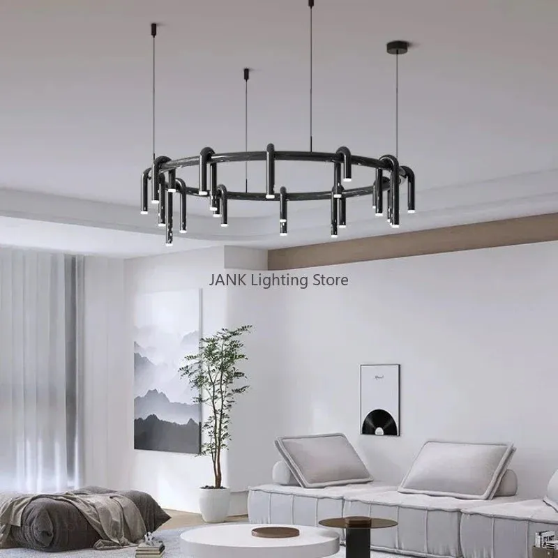 Modern Nordic U-shaped Pendant Lights by Mansion - LED Chandelier for Home & Restaurant