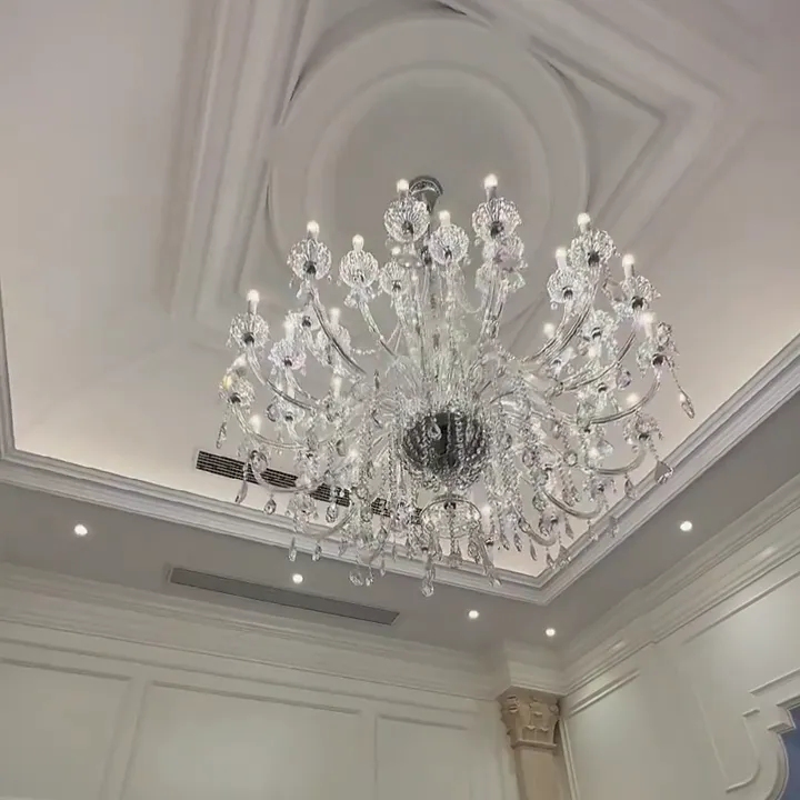 New Luxury Crystal Chandelier for Living Room/Foyer/Staircase/Villa