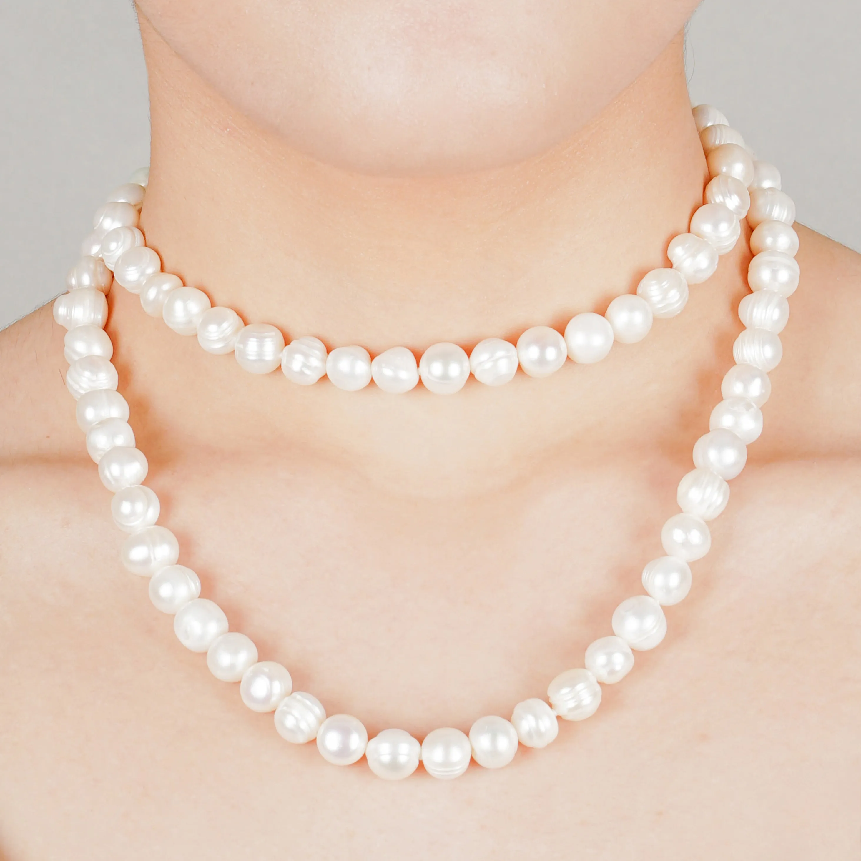 Opera Length Fresh Water Pearl 32" Necklace