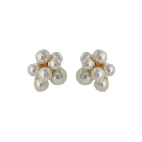 Pearl Cluster Stud Earring