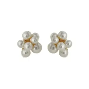 Pearl Cluster Stud Earring