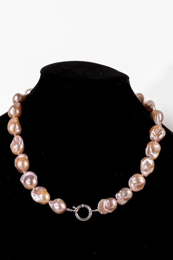 Pearl Necklace - P92-B 16mm 20.5' Pink