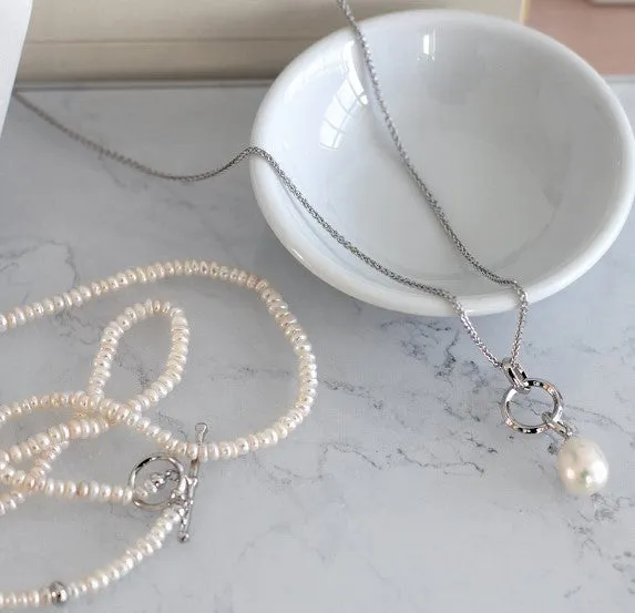 Revival Astoria Pearl Drop Necklace