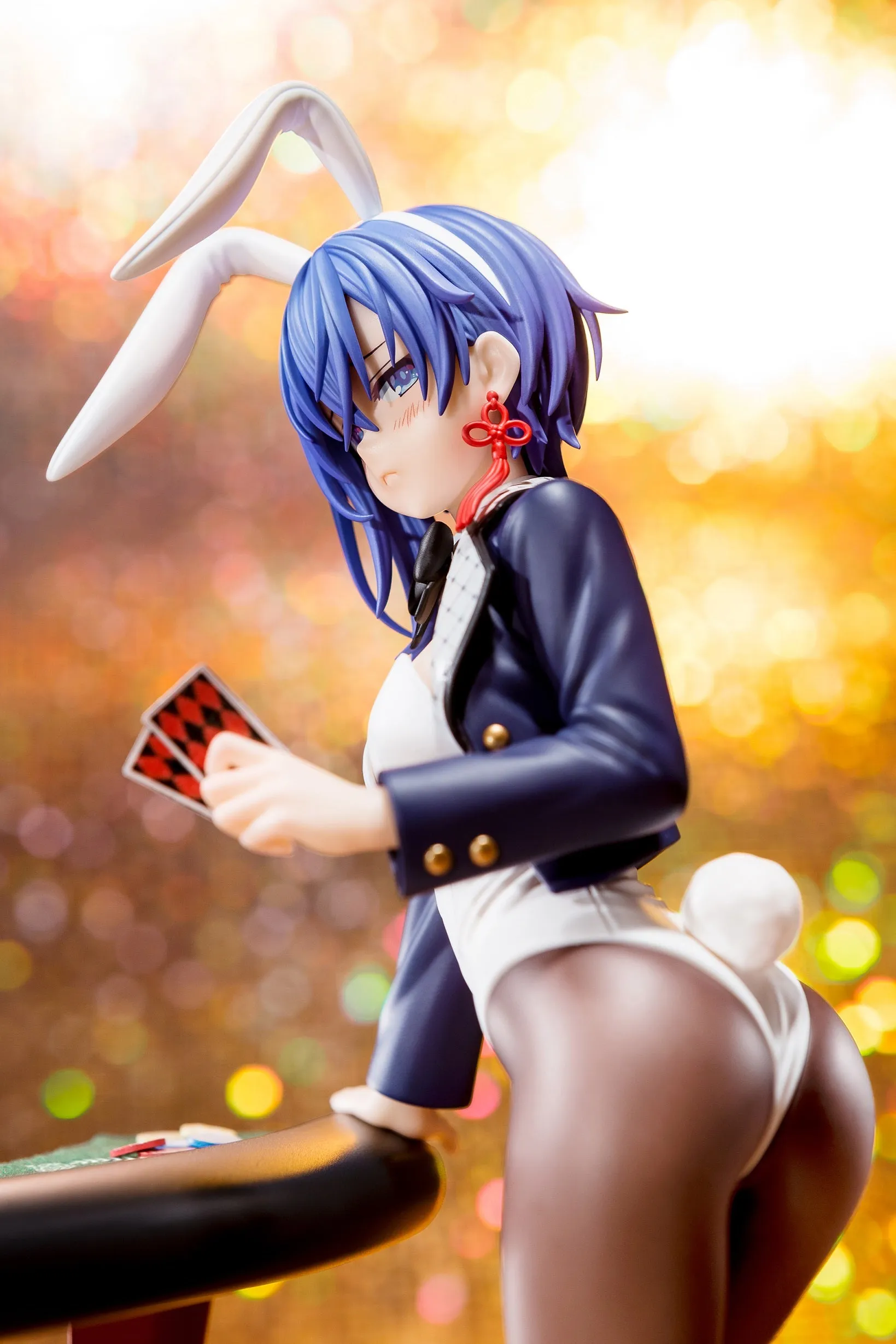 Sakuya Sieglinde Wearing Lapis Lazuli Blue Bunny Costume with Nip Slip Gimmick System 1/6 Scale Figure