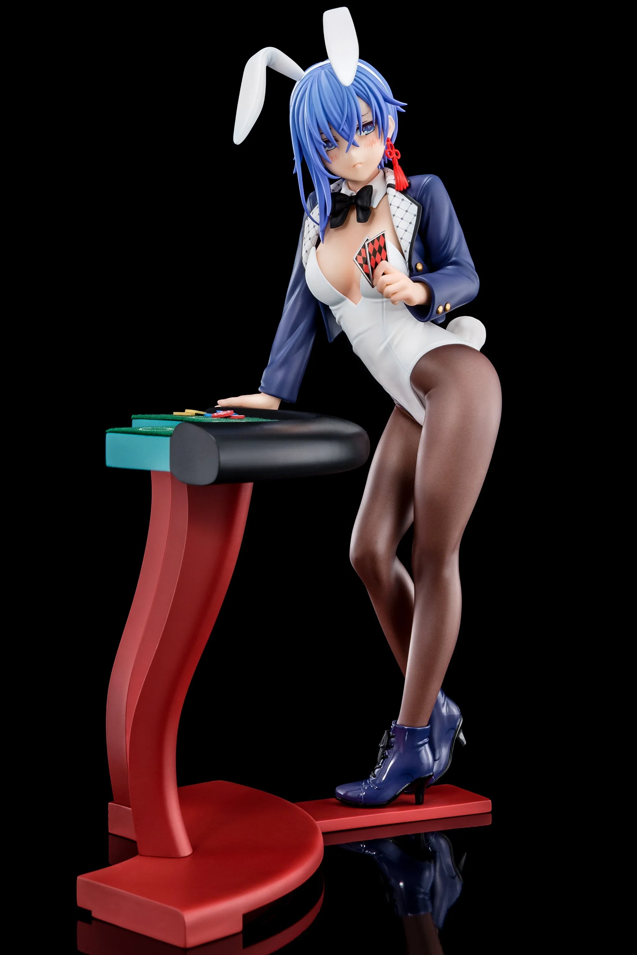 Sakuya Sieglinde Wearing Lapis Lazuli Blue Bunny Costume with Nip Slip Gimmick System 1/6 Scale Figure