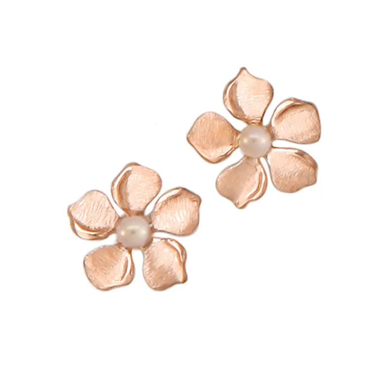 Sanibel Periwinkle Earrings, 14Kt