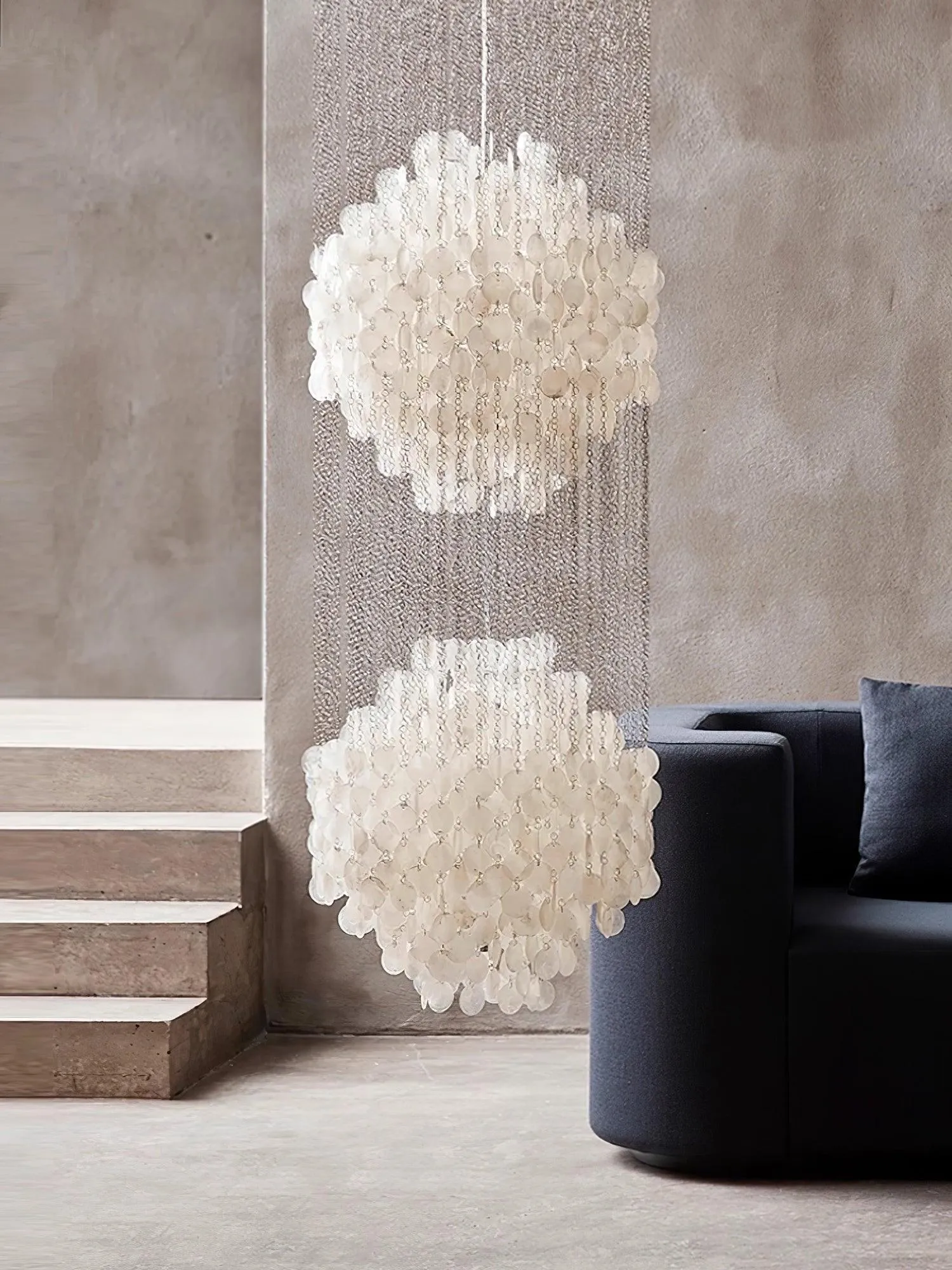 Shell Waterfall Chandelier