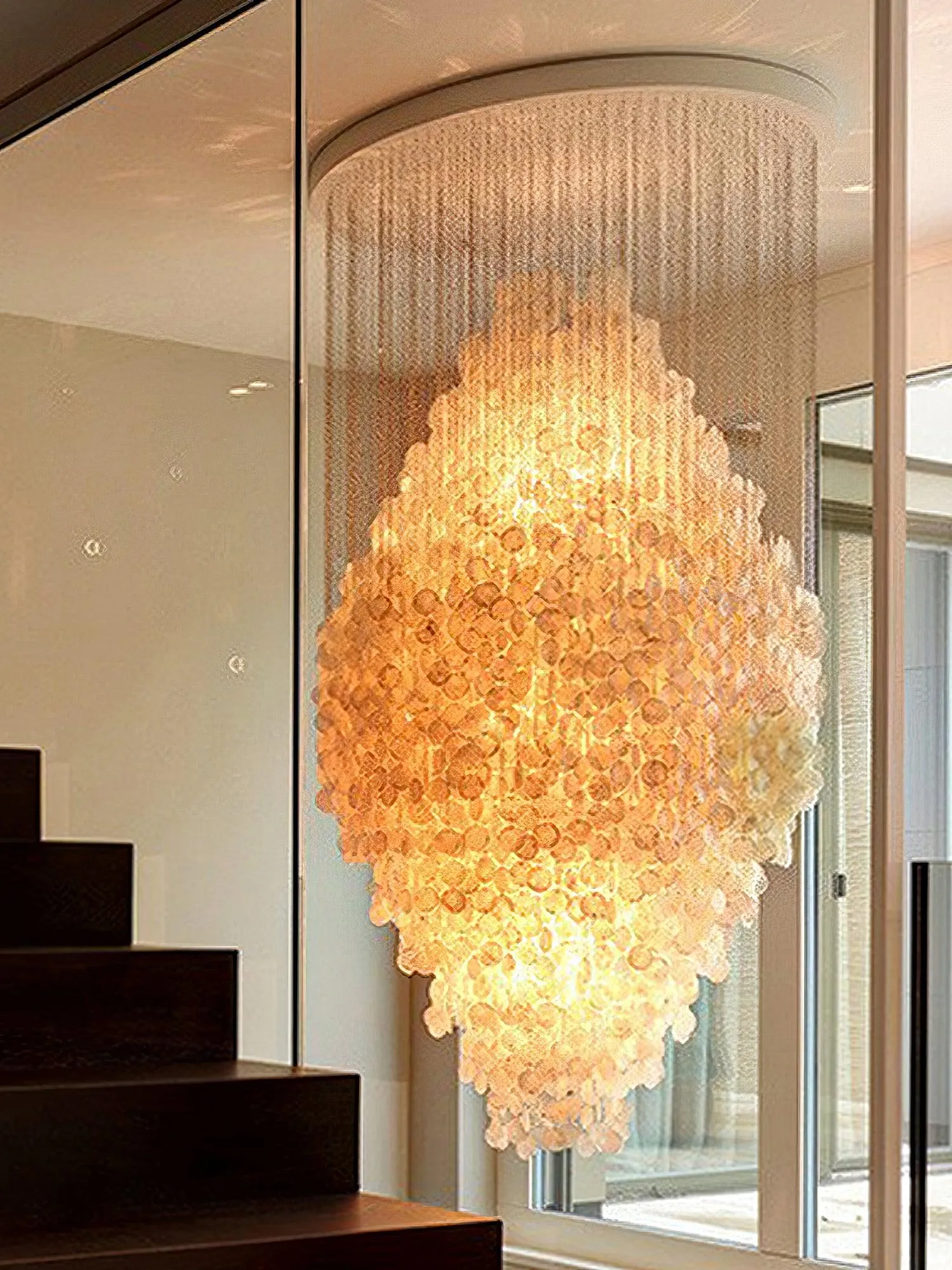 Shell Waterfall Chandelier