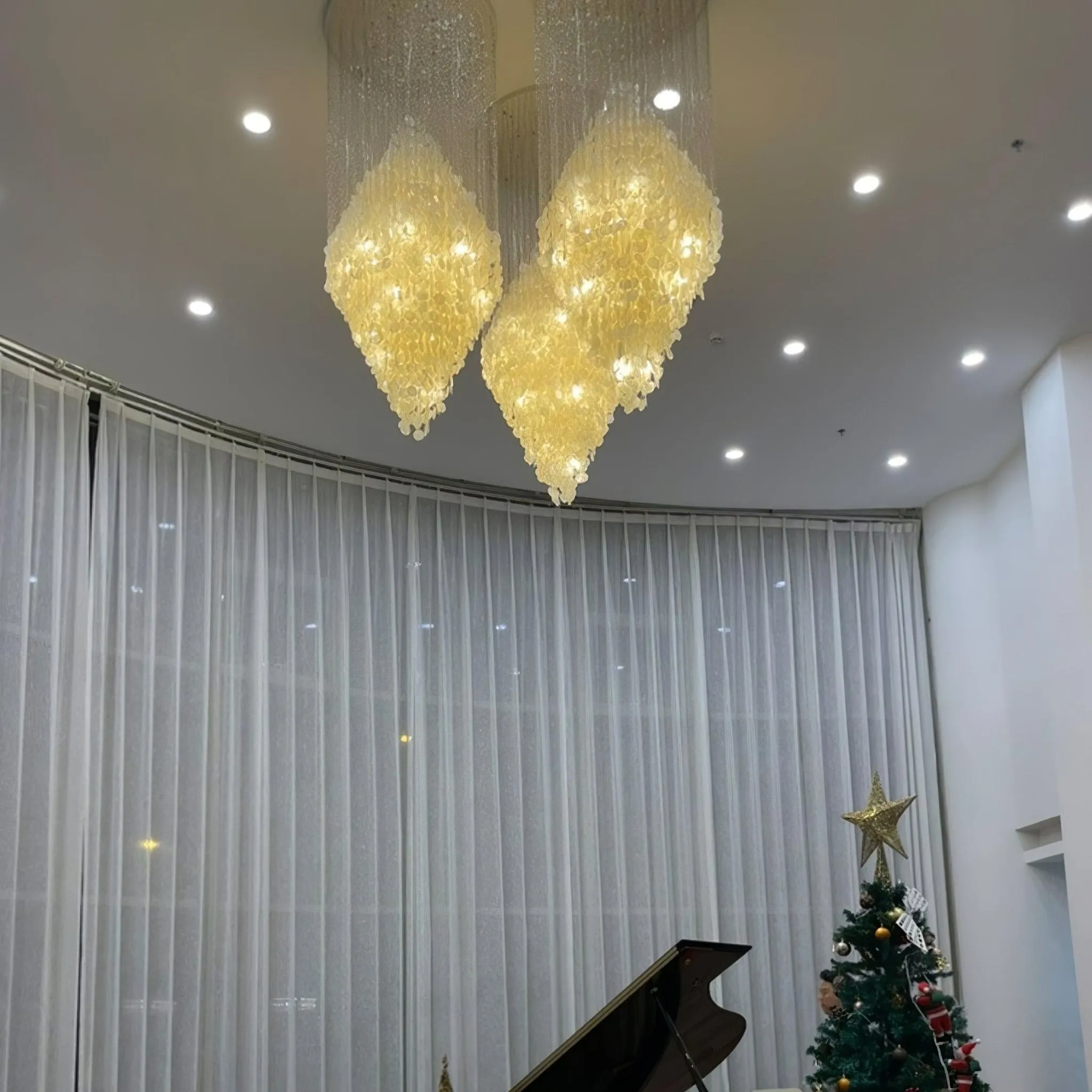 Shell Waterfall Chandelier