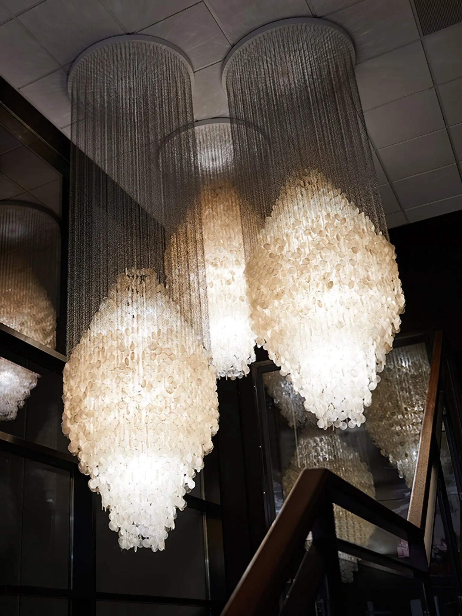 Shell Waterfall Chandelier