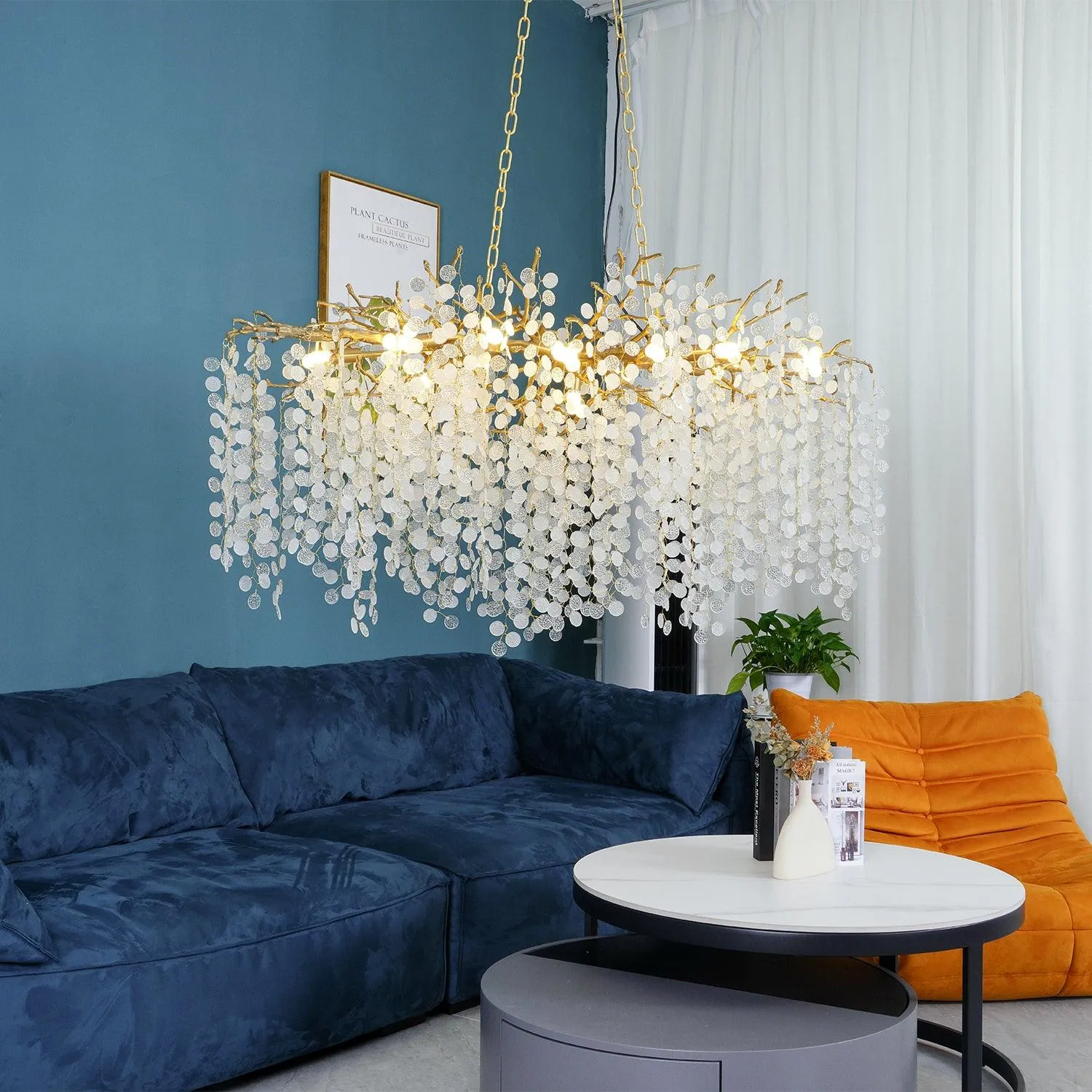 Shiro Noda Crystal Chandelier