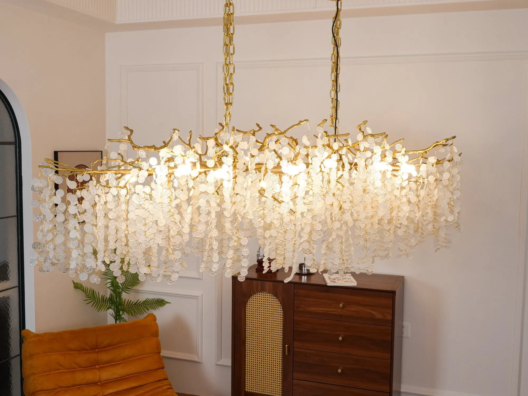 Shiro Noda Crystal Chandelier