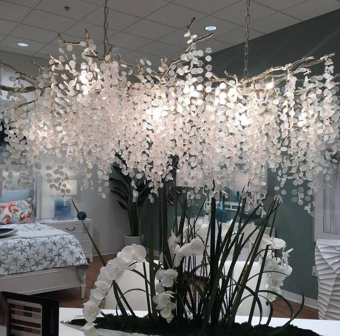 Shiro Noda Crystal Chandelier