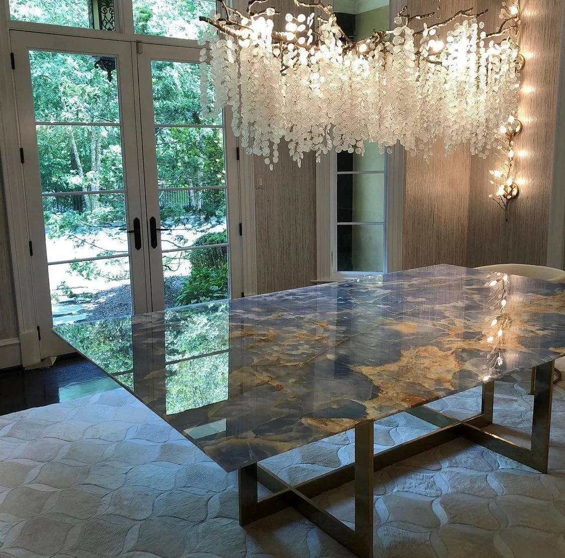 Shiro Noda Crystal Chandelier