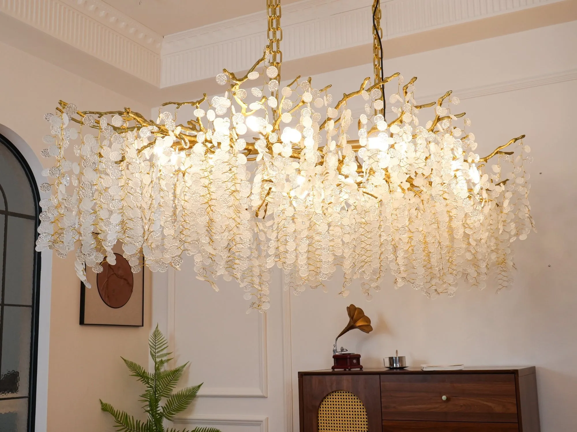 Shiro Noda Crystal Chandelier