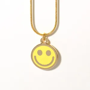 Smiley face necklace