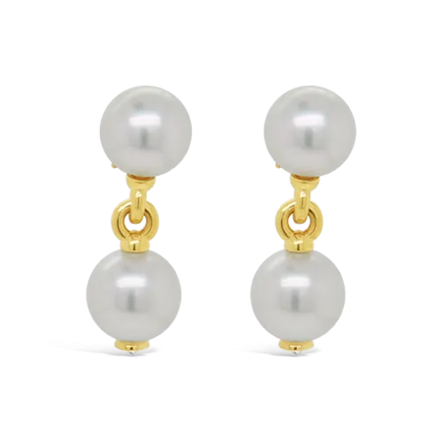 South Sea Pearl Dangle Earrings