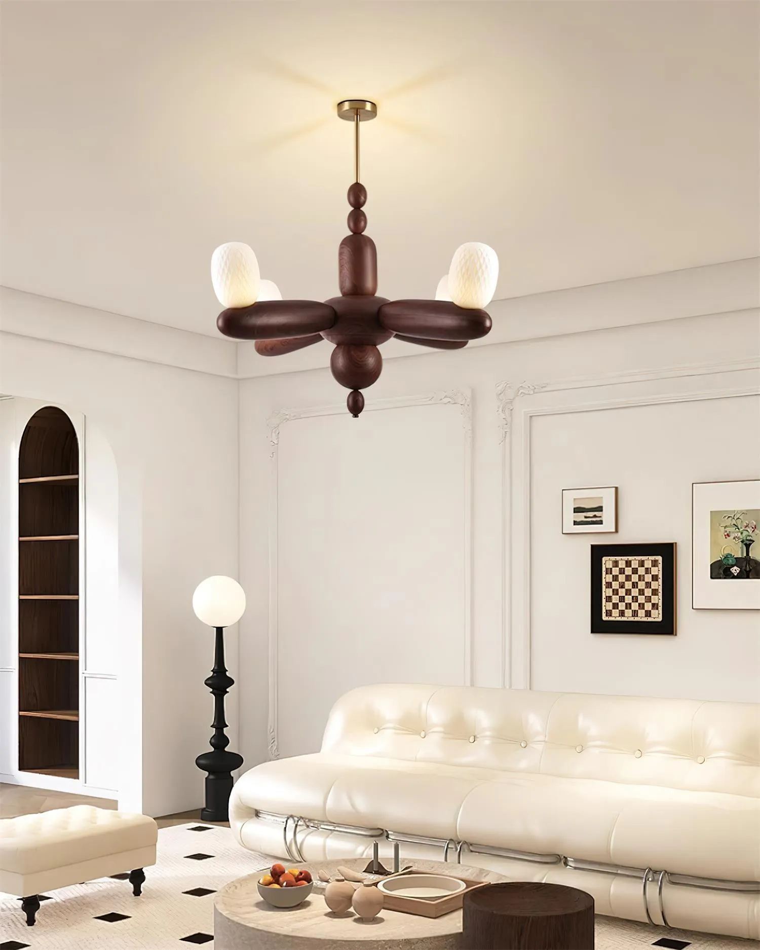 Stanza Wood Chandelier