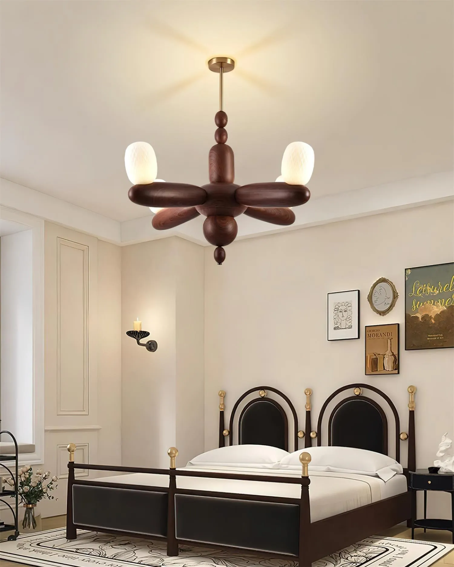 Stanza Wood Chandelier