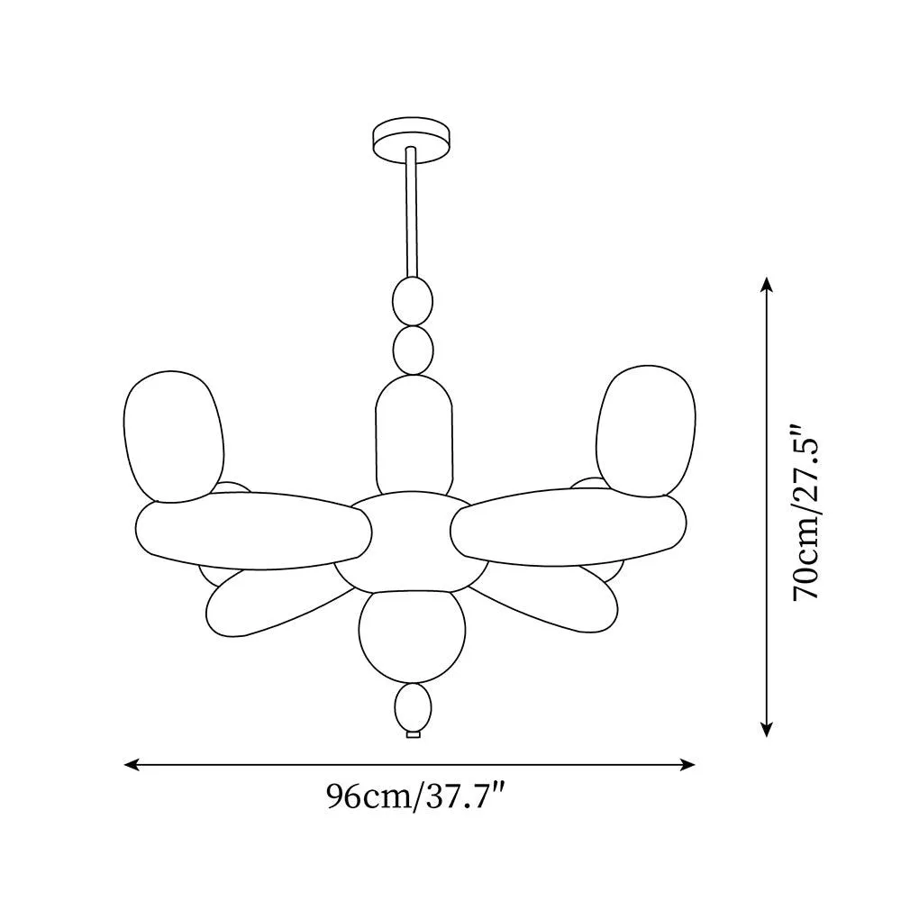 Stanza Wood Chandelier