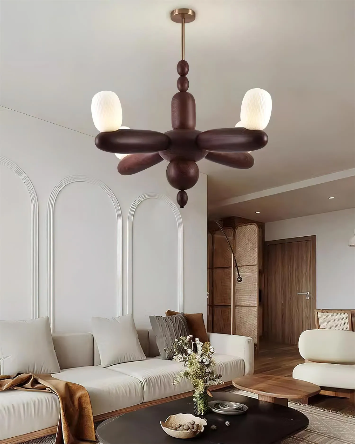 Stanza Wood Chandelier