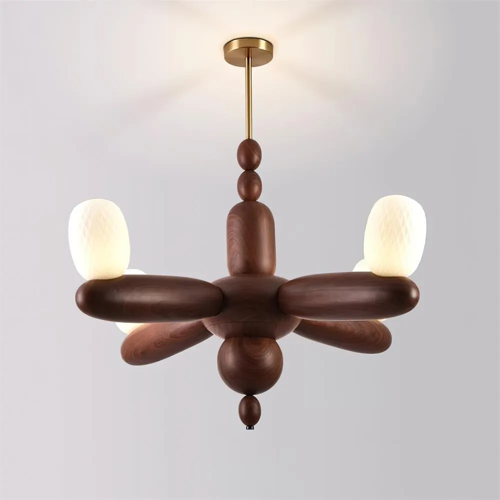 Stanza Wood Chandelier