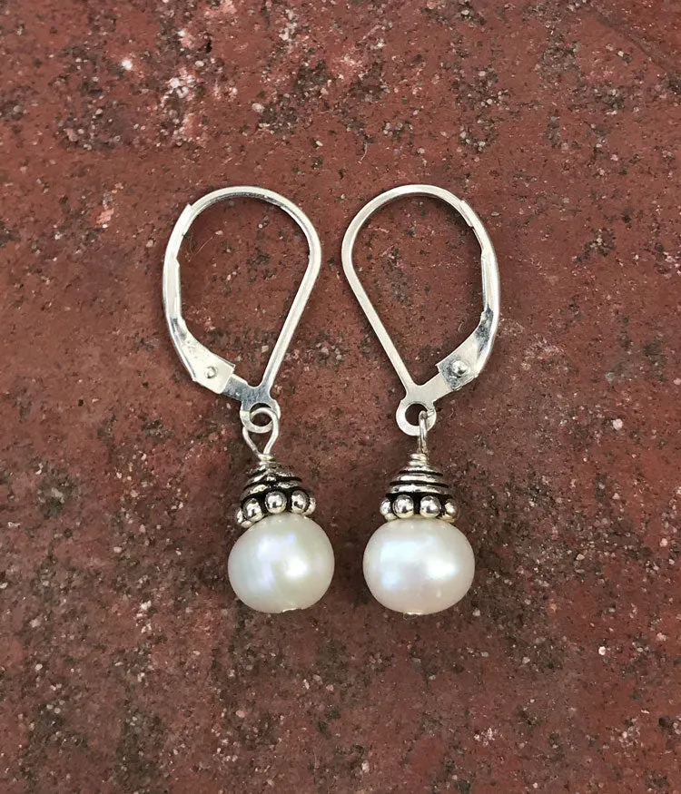 Susan Earrings (white)