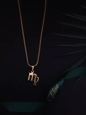 Virgo Flat Horoscope Necklace